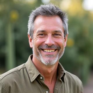 Portrait of David Rodriguez, expert in sustainable landscaping and drought-tolerant gardens
