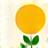 Sun and plant icon