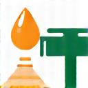 Icon of a water droplet over a garden hose, representing an irrigation planning worksheet.